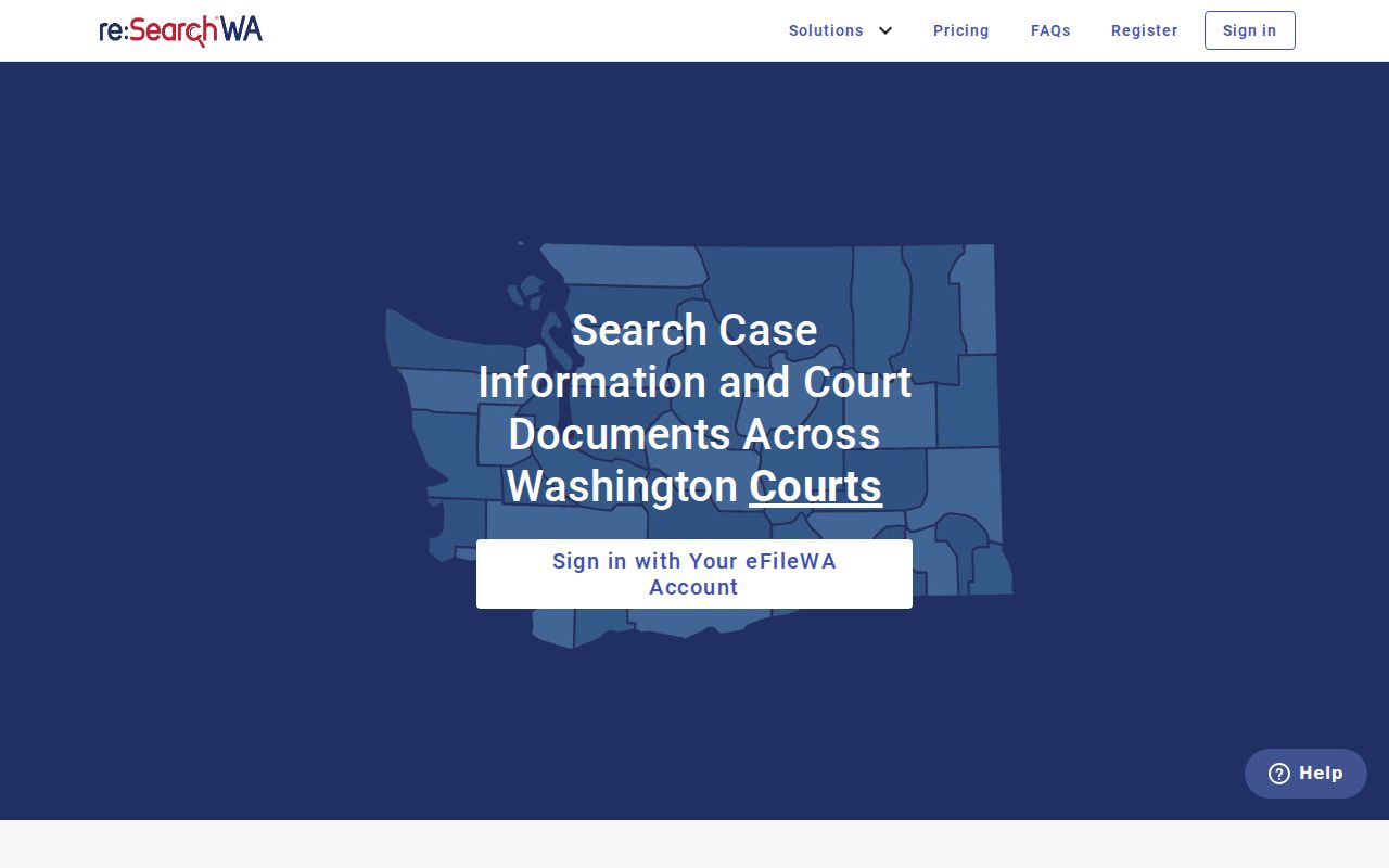 Lincoln County court docket records in the re:SearchWA limited-jurisdiction portal
